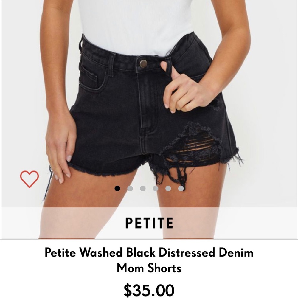 Black shorts